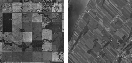 <p><span><span>Which of the following best explains the differences between the patterns of land use in the township-and-range system and the long-lot system, as shown in the images?</span></span></p>