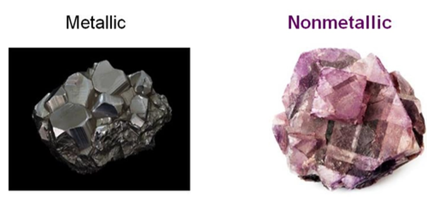 <p>Surfaces reflects light, shiny</p>