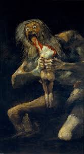 <p>&nbsp;<strong>Saturne dévorant un de ses fils</strong>, <strong>de Goya</strong> </p>
