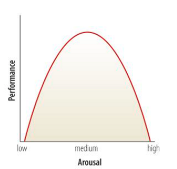 <p><strong>Anxiety</strong></p><p>What is the inverted U theory/Yerkes-Dodson Law model?</p>