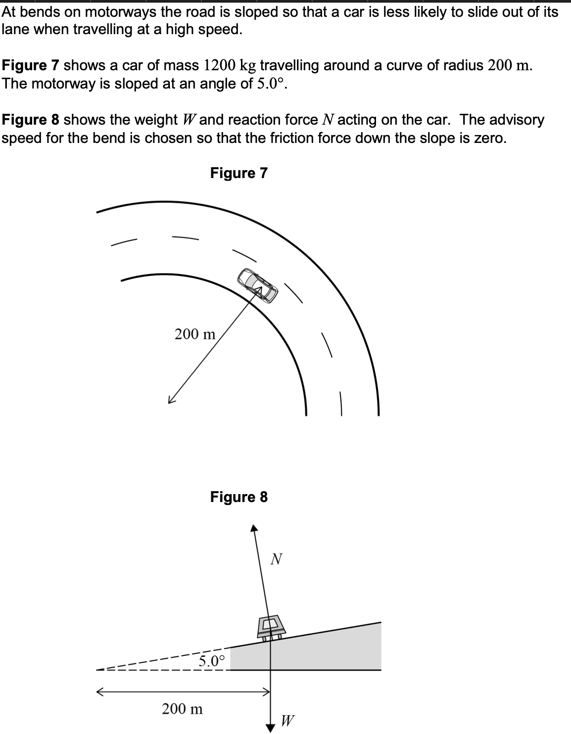 Suggest an appropriate advisory speed for this section of the motorway.