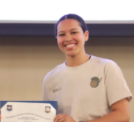 <p>Cadet Captain Sarah Hedley </p>