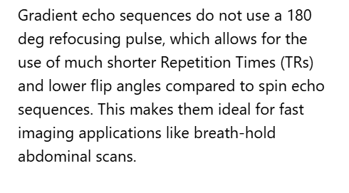 <p>C. Gradient echo</p>