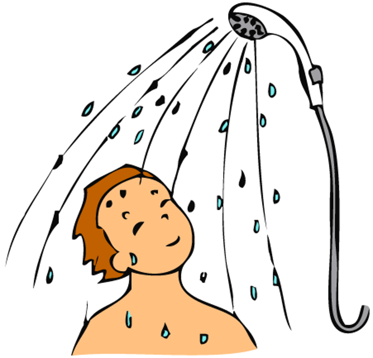 <p>to take a shower</p>