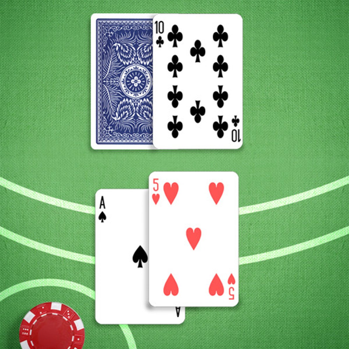 <p>You: 16</p><p>Dealer's Upcard: 10</p>