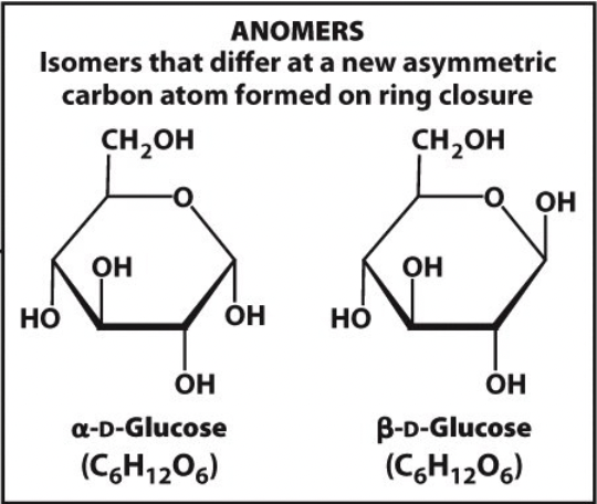 isomers that differ at a new asymmetric carbon atom formed on ring closure