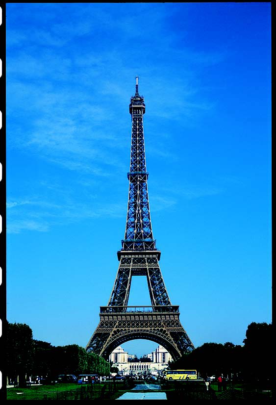 <ul><li><p>Gustave Eiffel</p></li><li><p>Wrought iron superstructure on reinforced concrete base</p></li><li><p>Paris</p></li><li><p>Saved from demolition because of its value as a</p><p>radio antenna</p></li></ul>