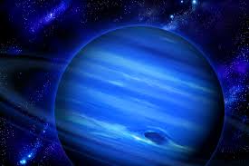 <p>Farthest planet from the sun, extremely cold and dark.</p>