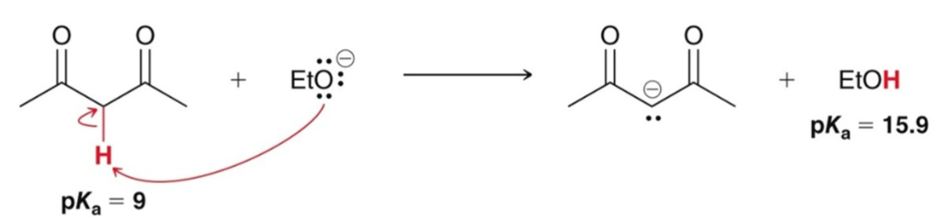 <p>an alkoxide; no need for NaH or LDA.</p>