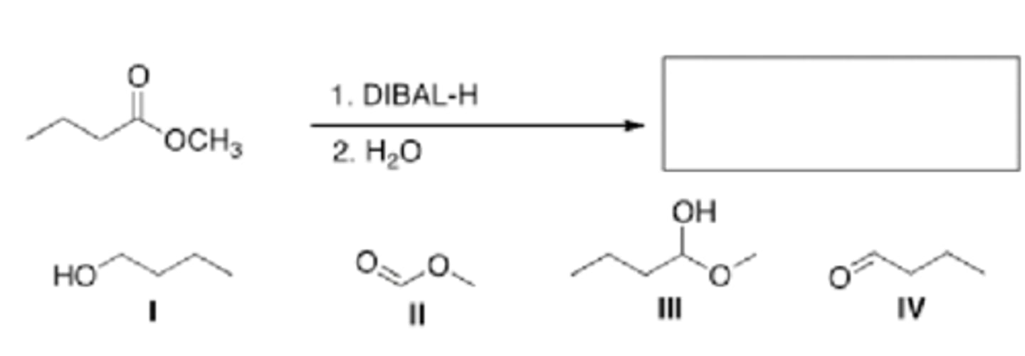 <p>What is the major organic product of the following reaction?</p>