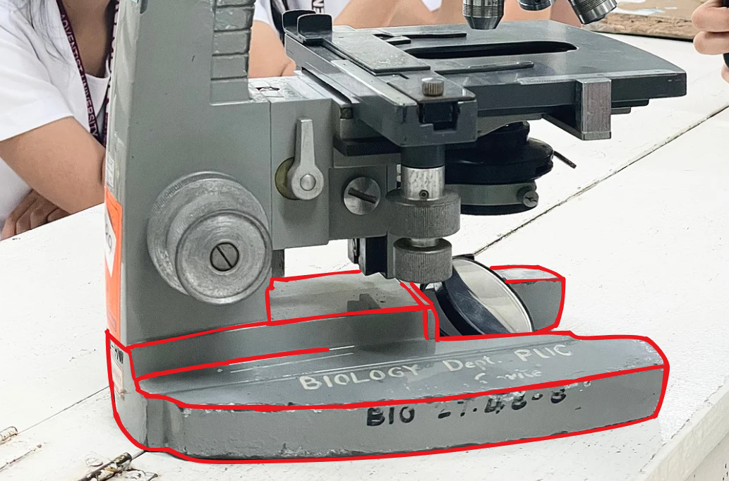 <p>Identify the microscope part</p>