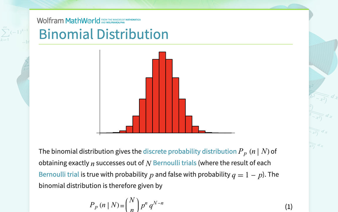 <p>applies to an infinite or finite population where the sampling is done with replacement </p>
