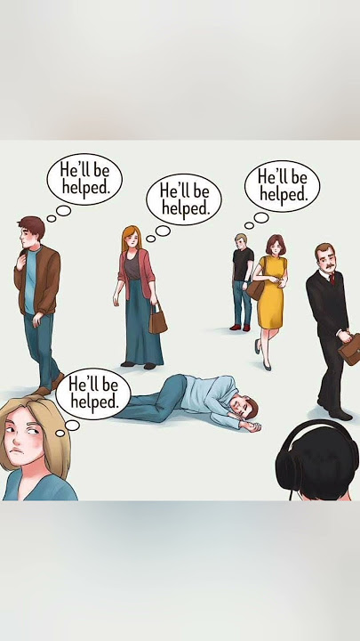 <p>the tendency for people to be less likely to help in an emergency when others are present</p><p>t<em>he example of diffusion of responsibility</em></p>