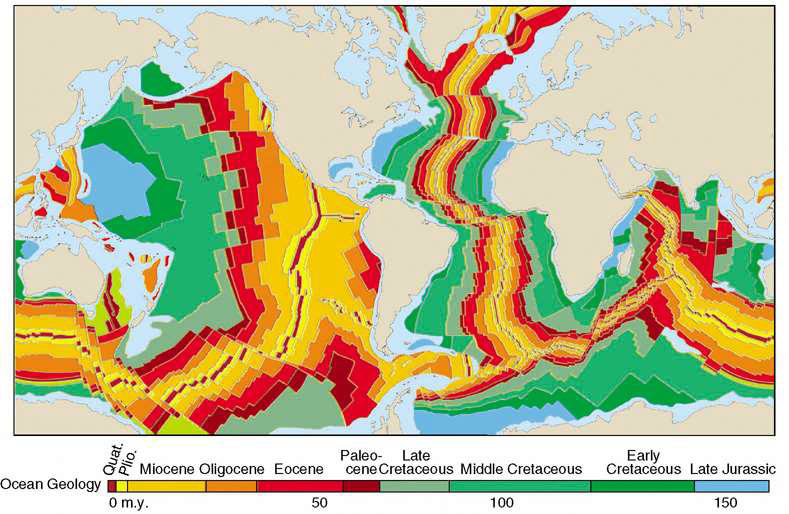 <ul><li><p>Shallow = East Pacific</p></li><li><p>Steep = NW Pacific</p></li></ul><p></p>
