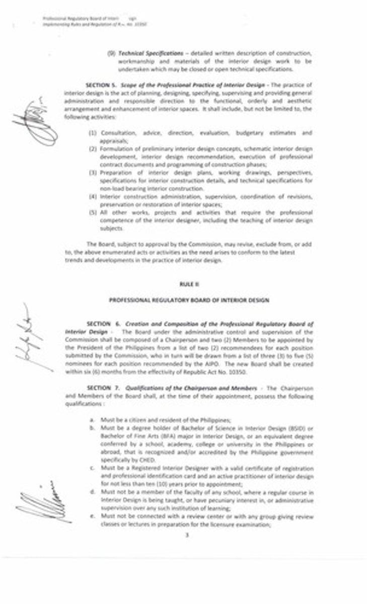 <p>The board responsible for overseeing the practice of interior design in the Philippines.</p>