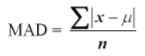 <p>Measure of Variability: mean absolute deviation&nbsp;</p>