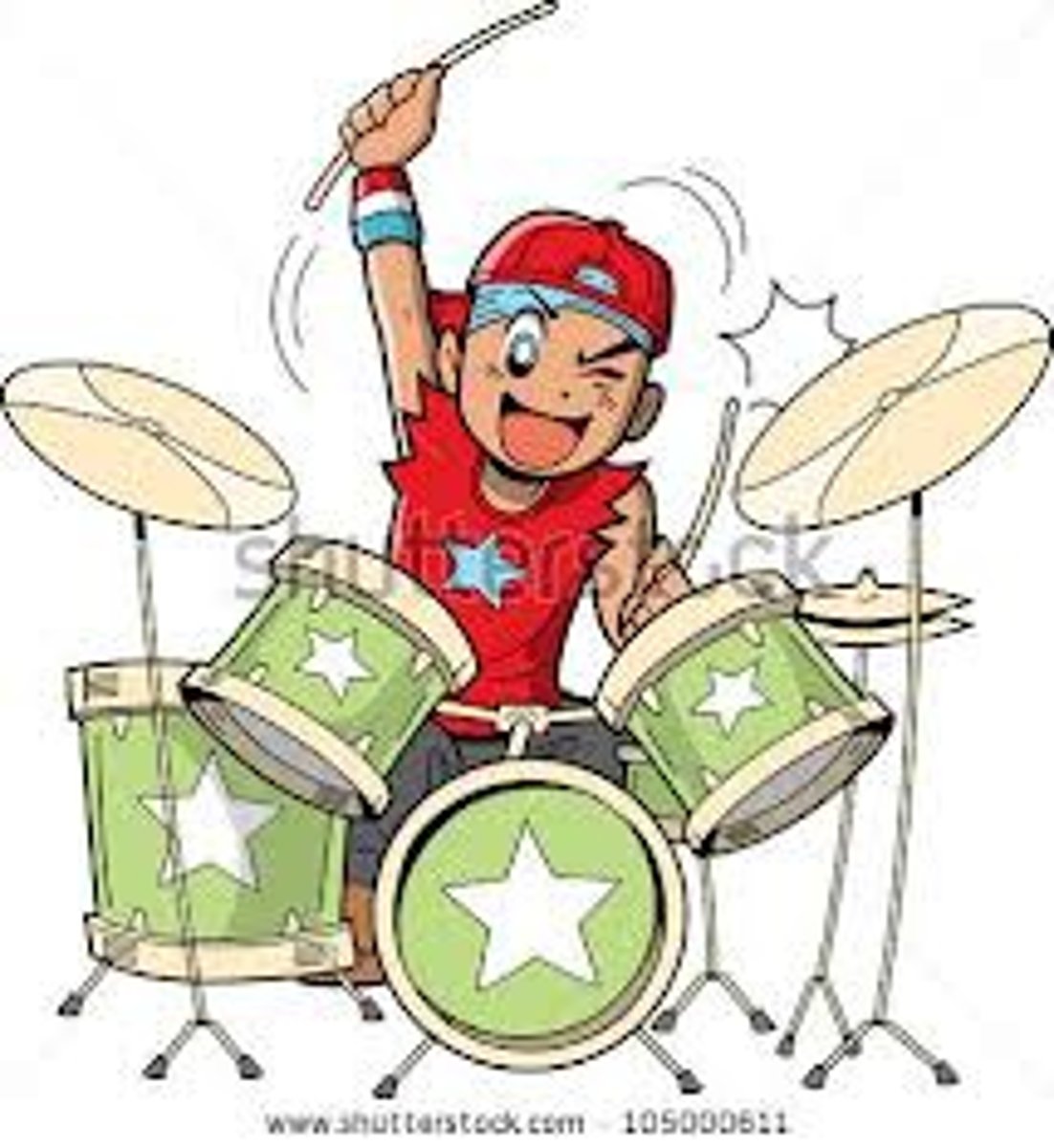 <p>I play the drums</p>