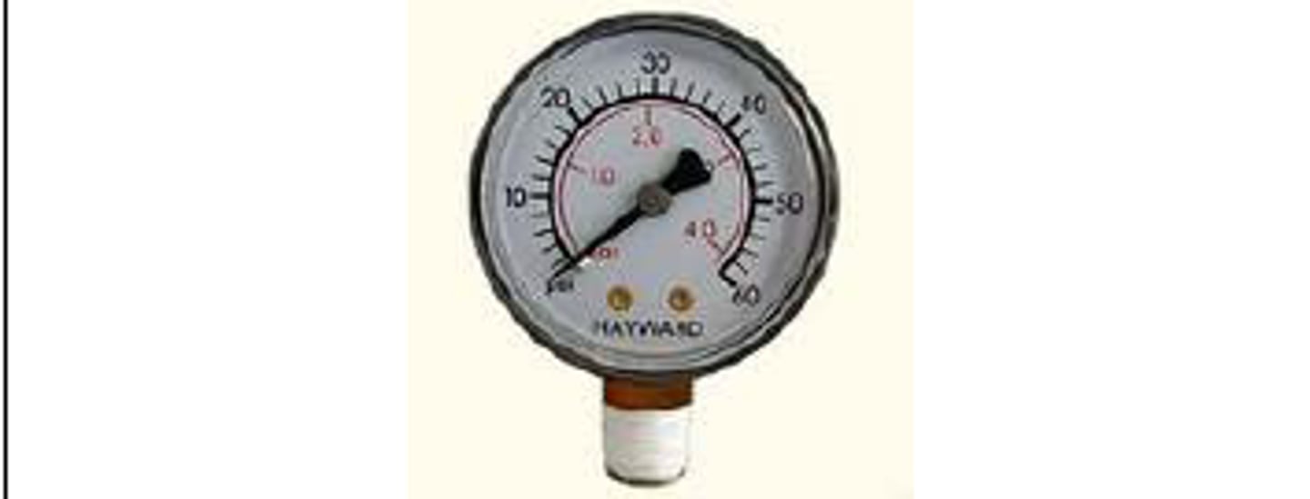 <p>Allows for reading of the pressure within the filter due to the buildup of dirt and particles</p>