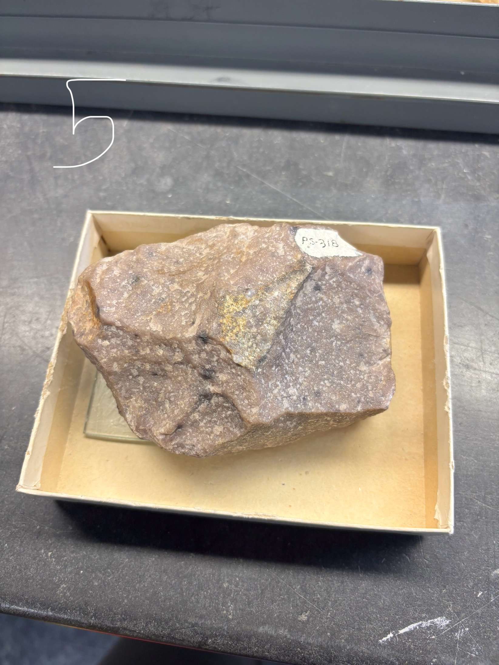 <p>Minerals Present ?</p><p>Overall texture ?</p><p>Rock Name ?</p>