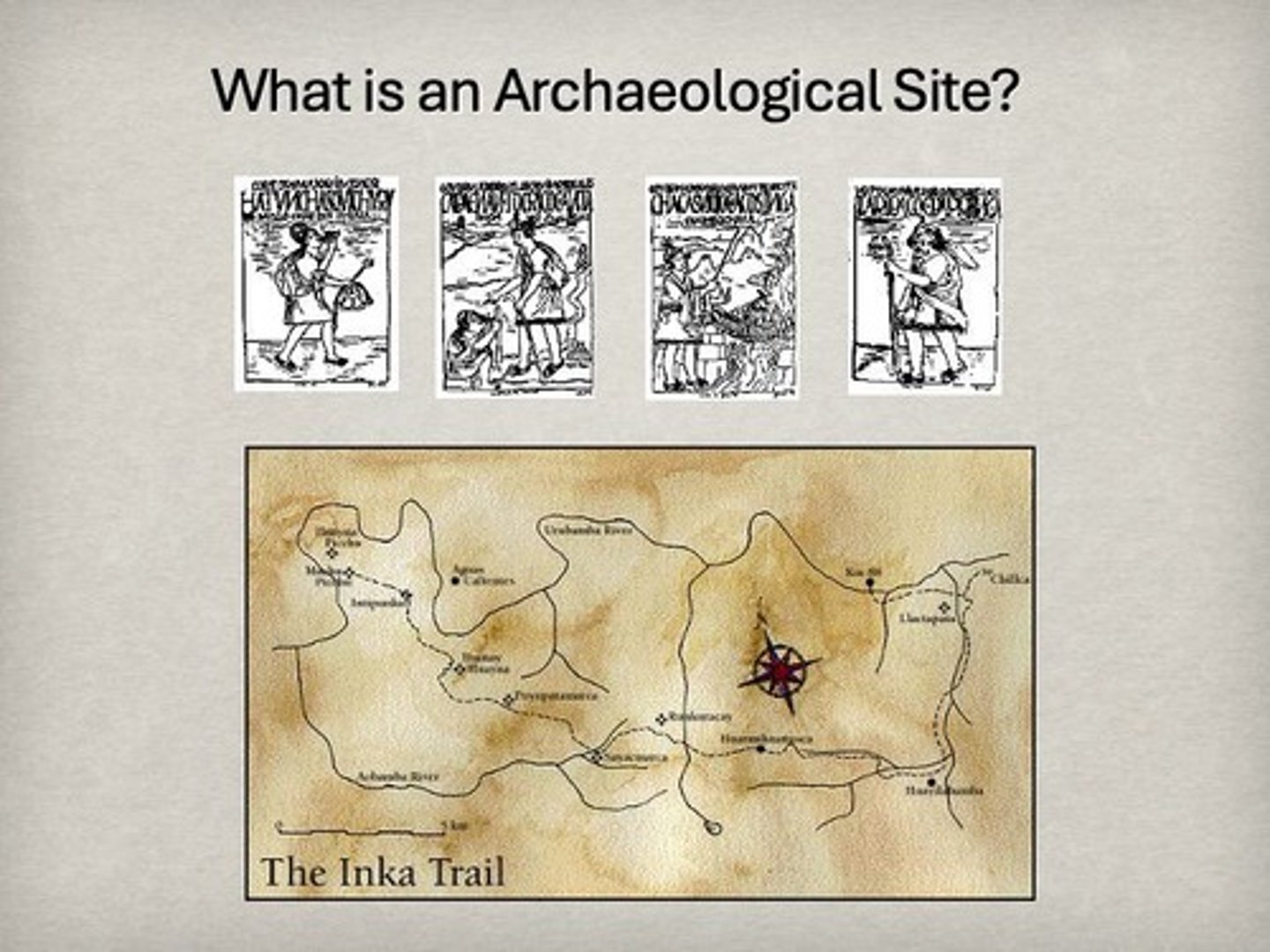 <p>Any place where material evidence exists about the human past, often referring to a concentration of such evidence.</p>