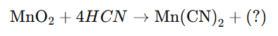 <p>In the reaction:</p><p> what is true about the <strong>missing substance</strong>? </p><p></p>
