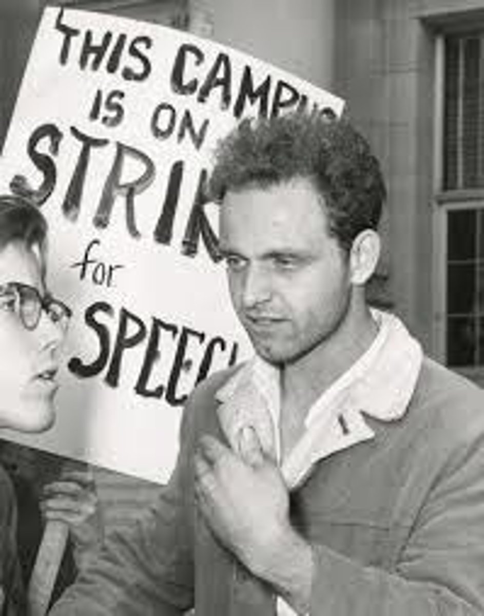 <p>Free speech activist in Berkeley and other places during 1960's. Berkeley Free Speech Movement activist and raised awareness for free speech, the just simply the right to protest simply everything in society</p>