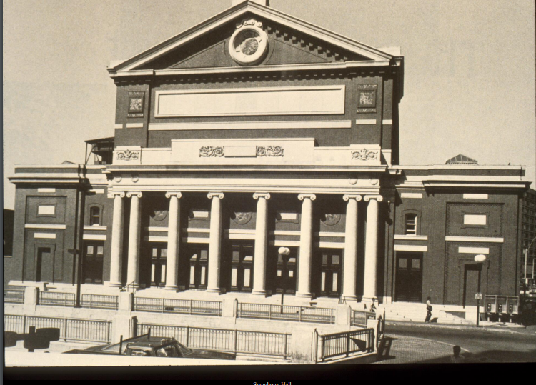 <p>Symphony Hall</p>