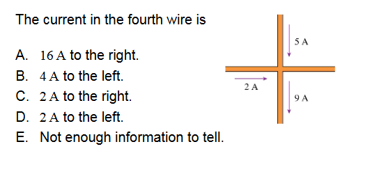 <p>The current in the fourth wire is:</p>