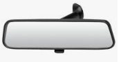 <p>provides an unobstructed view to the rear of the vehicle</p>