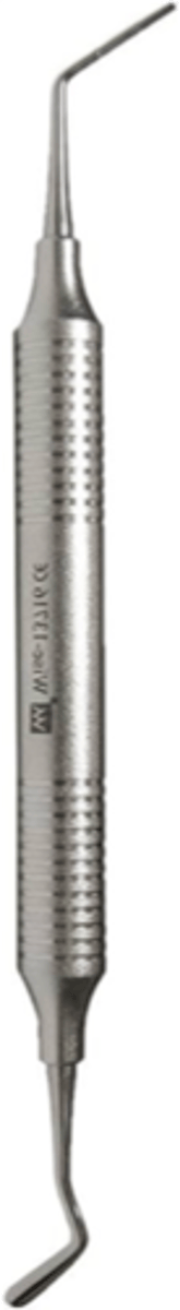 <p>•Used to compact gutta percha during vertical condensation</p><p>•Combination blade and 11 marked plugger</p><p>•May be heated if using as a condenser/plugger</p>