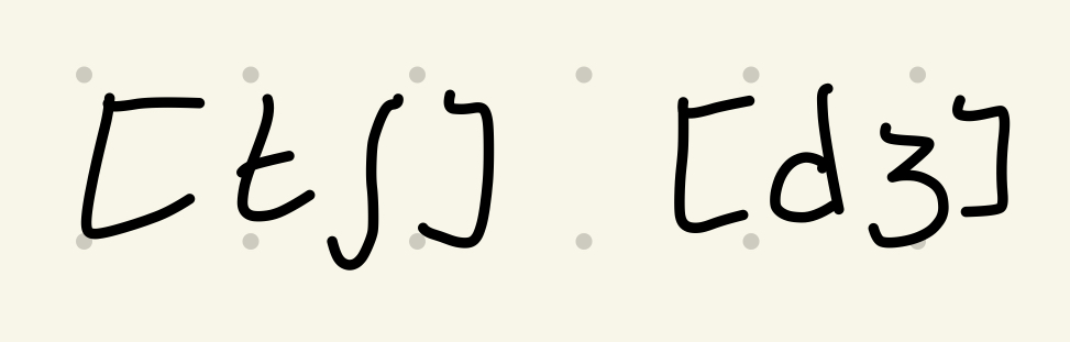 Stops immediately followed by fricatives