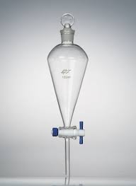 <p><strong>Separatory funnel</strong></p>