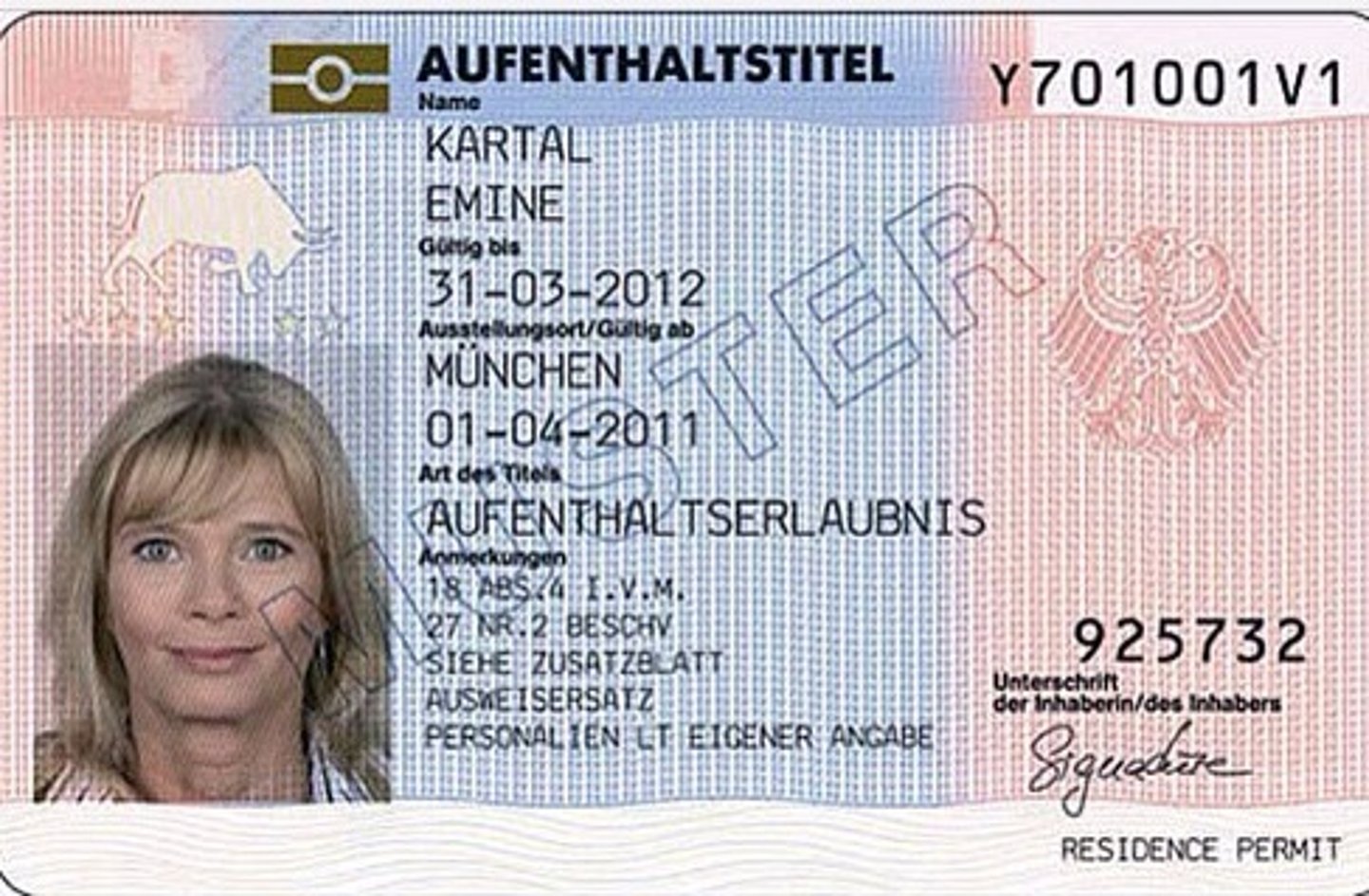 <p>residence permit</p>