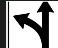 Lane arrows: Straight or left turn only lane sign

\
\
