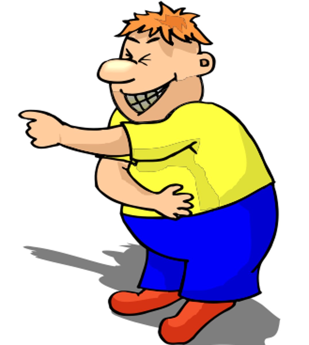 <p>to laugh, to smile</p>