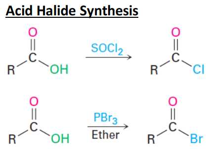 <p>SOcl2 and PBr3</p>