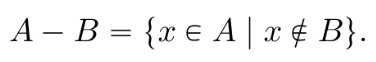 <p>When A-B, the solution x is in A, but it wont be in B.</p><p></p>