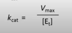 <ul><li><p>measure of the number of molecules of substrate converted to product per second per active site </p></li></ul><p></p>