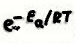 <p>In the Arrhenius equation, what does the exponential factor represent?</p>