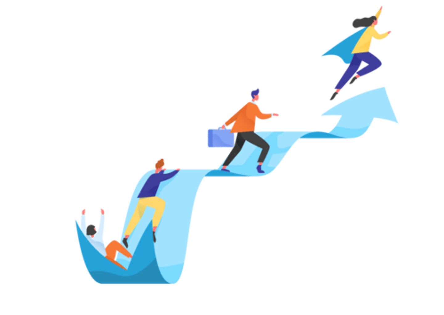 <p>an active person who helps their company, organization, or group make progress, makes changes</p>