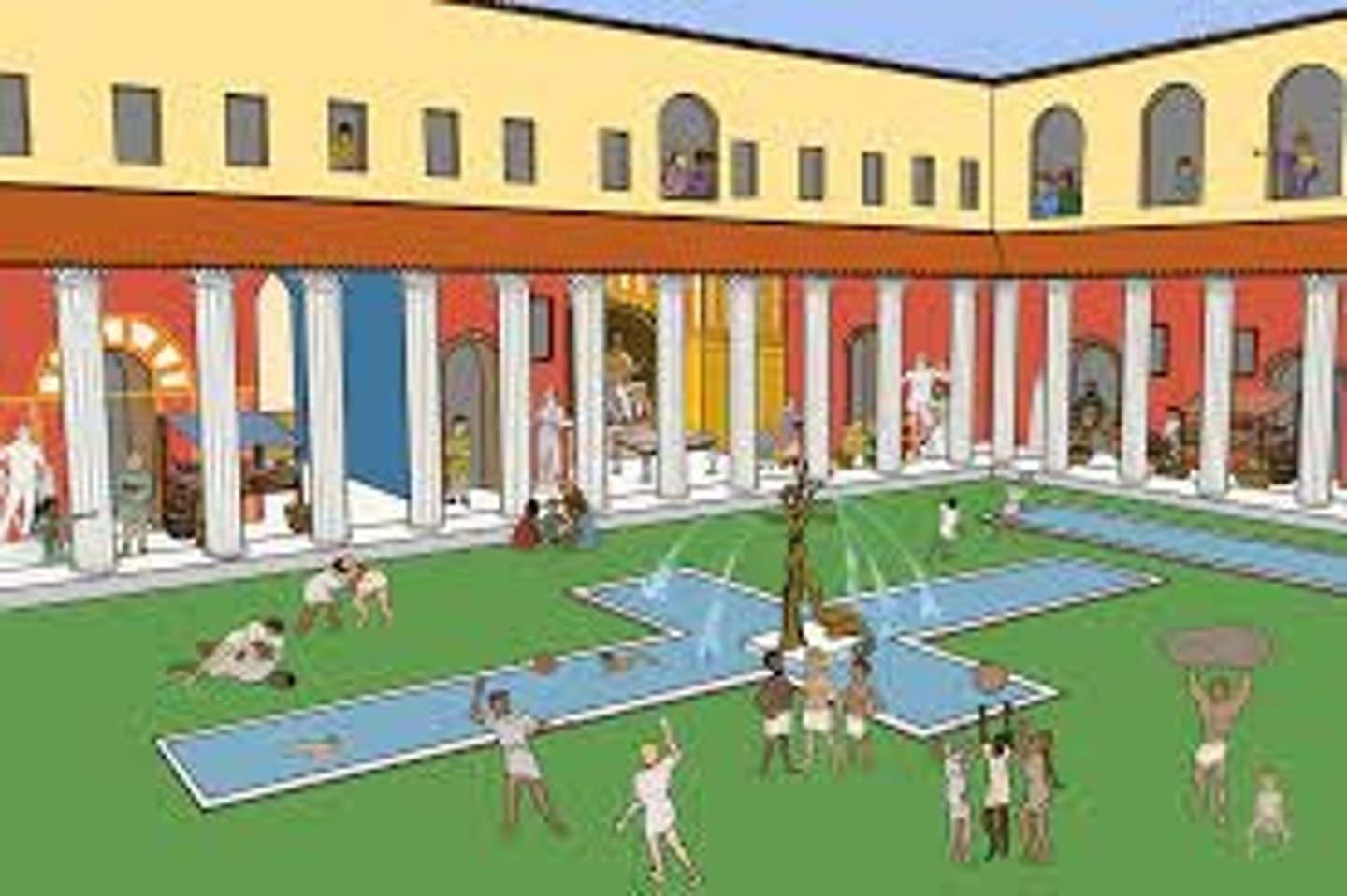 <p>exercise ground</p>