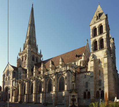 <p>Cathedral of St. Lazare: Cluniac Romanesque and its *Tympanum showing the LastJudgment</p>