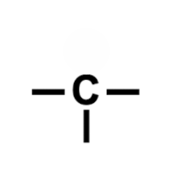 <p>Carbon - Three Bonds</p>