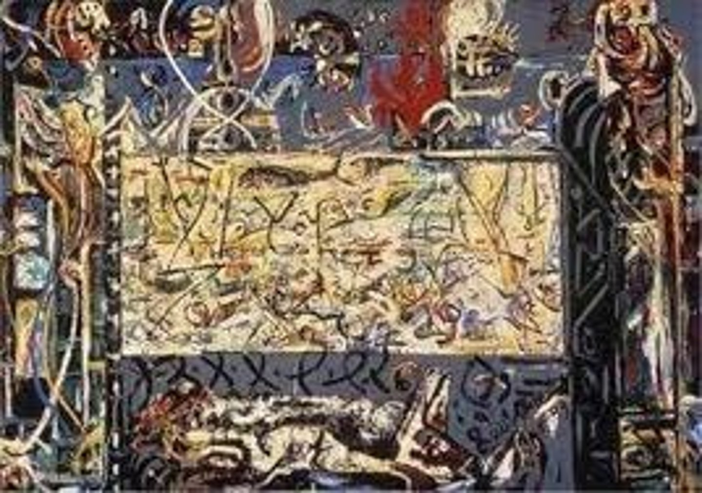 <p>20e eeuw</p><p>San Francicso Museum of Modern Art, VSA</p><p>Stijl: surrealistisch, met dromerige + symbolische elementen.</p><p>Compositie: figuren zitten in een mystieke ruimte, rondom een lichtgevend object dat een geheim lijkt te vertegenwoordigen.</p><p>Thema: het bewaren van verborgen kennis of een mysterieus innerlijk licht.</p><p>Kenmerkend voor Varo: gebruik van zachte, etherische kleuren, architectonische ruimtes, en figuren die vaak monnik- of alchemistachtig ogen.</p>