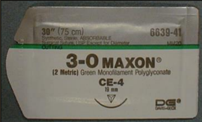 <p>polyglyconate - maxon</p>