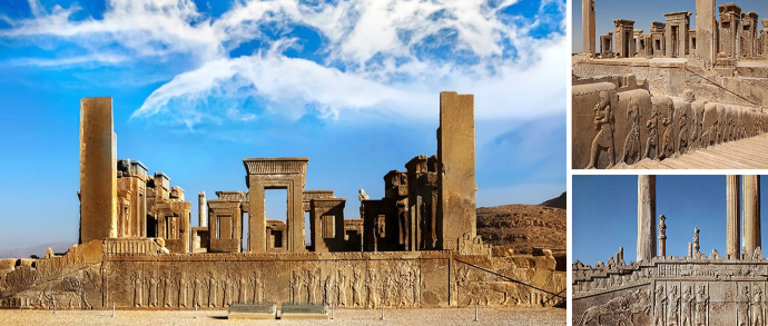 <p><span>large ceremonial building and is the largest in the complex, <mark data-color="blue" style="background-color: blue; color: inherit;">completed by Xerxes I </mark>as an audience hall to receive guests coming to pay tribute.</span></p>