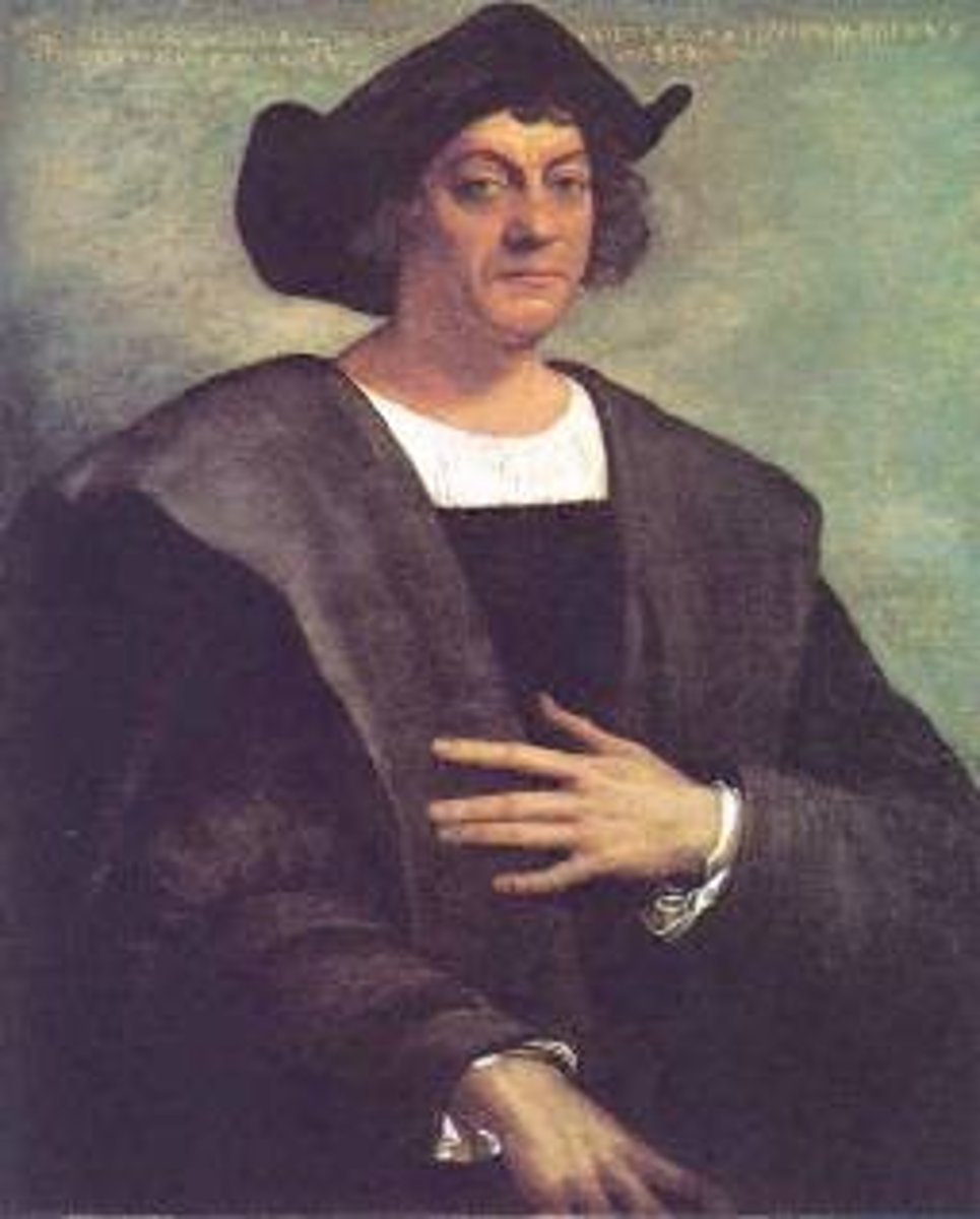 <p>Italian navigator who discovered the New World in the service of Spain while looking for a route to China (1451-1506)</p>
