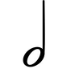 <p>gets two beats.</p>
