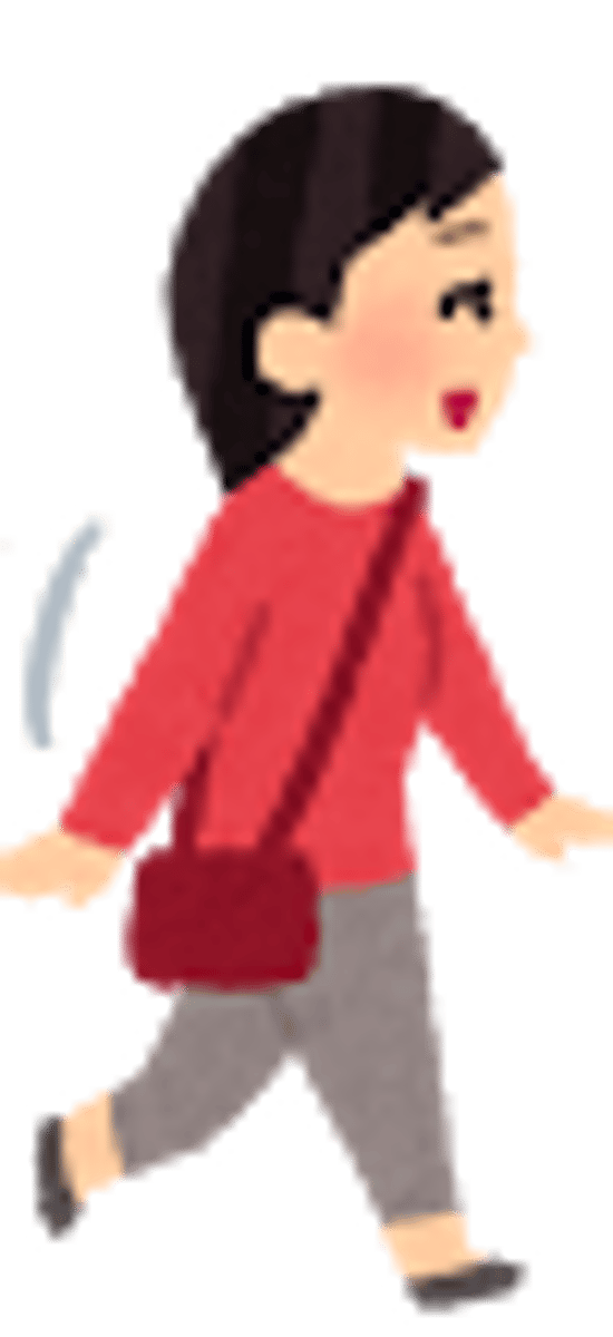 <p>Đi bộ - あるきます</p>