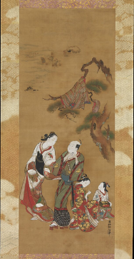 <p>Yukihira and Two Brinemaidens at Suma</p>